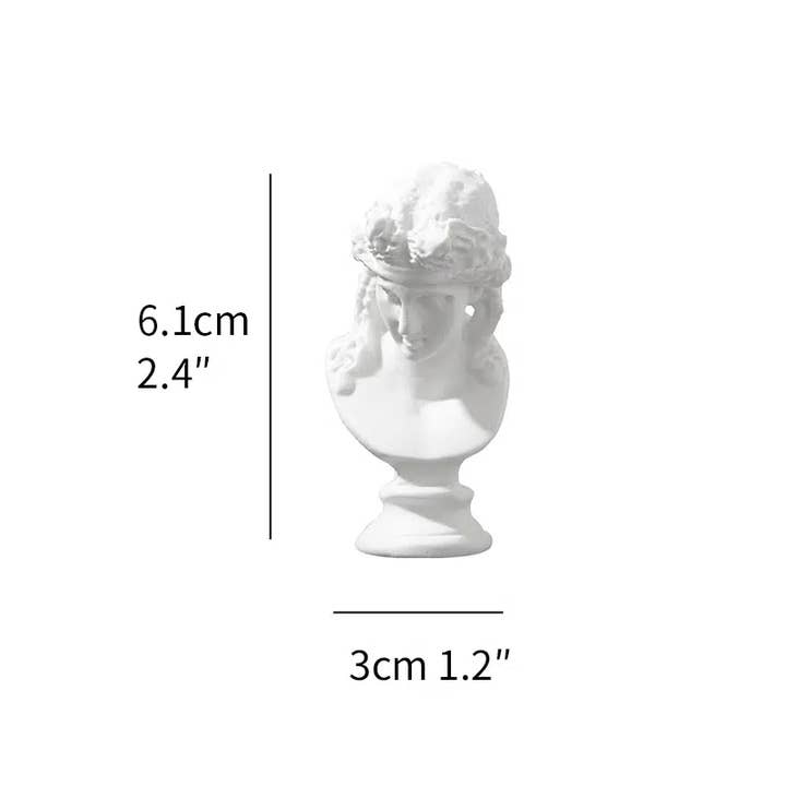 Magnifique Hearts - Wholesale Decorative Figurine - Miniature Greek Busts - Intricately Carved28