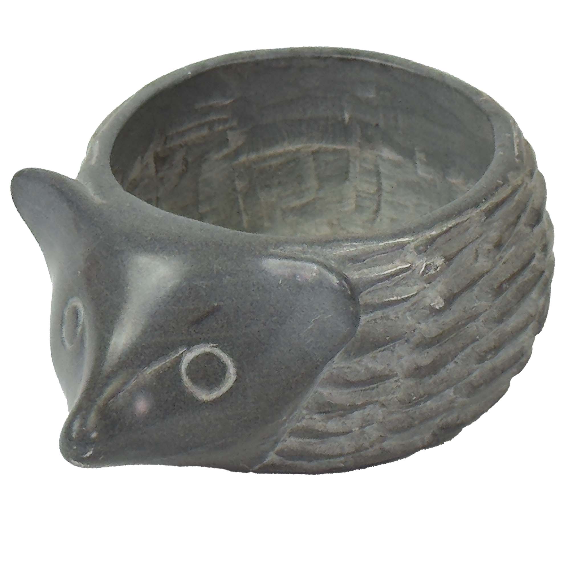 Global Crafts - Wholesale Decorative Plate/Dish/Bowl - Soapstone Hedgehog Bowl0