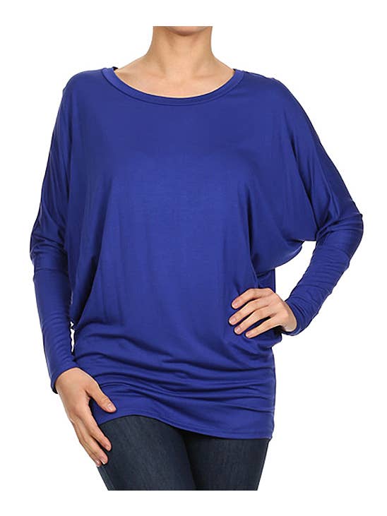 42POPS - Wholesale Knit Top - Women's - ..SI-584 PLUS SIZE Dolman sleeve top1