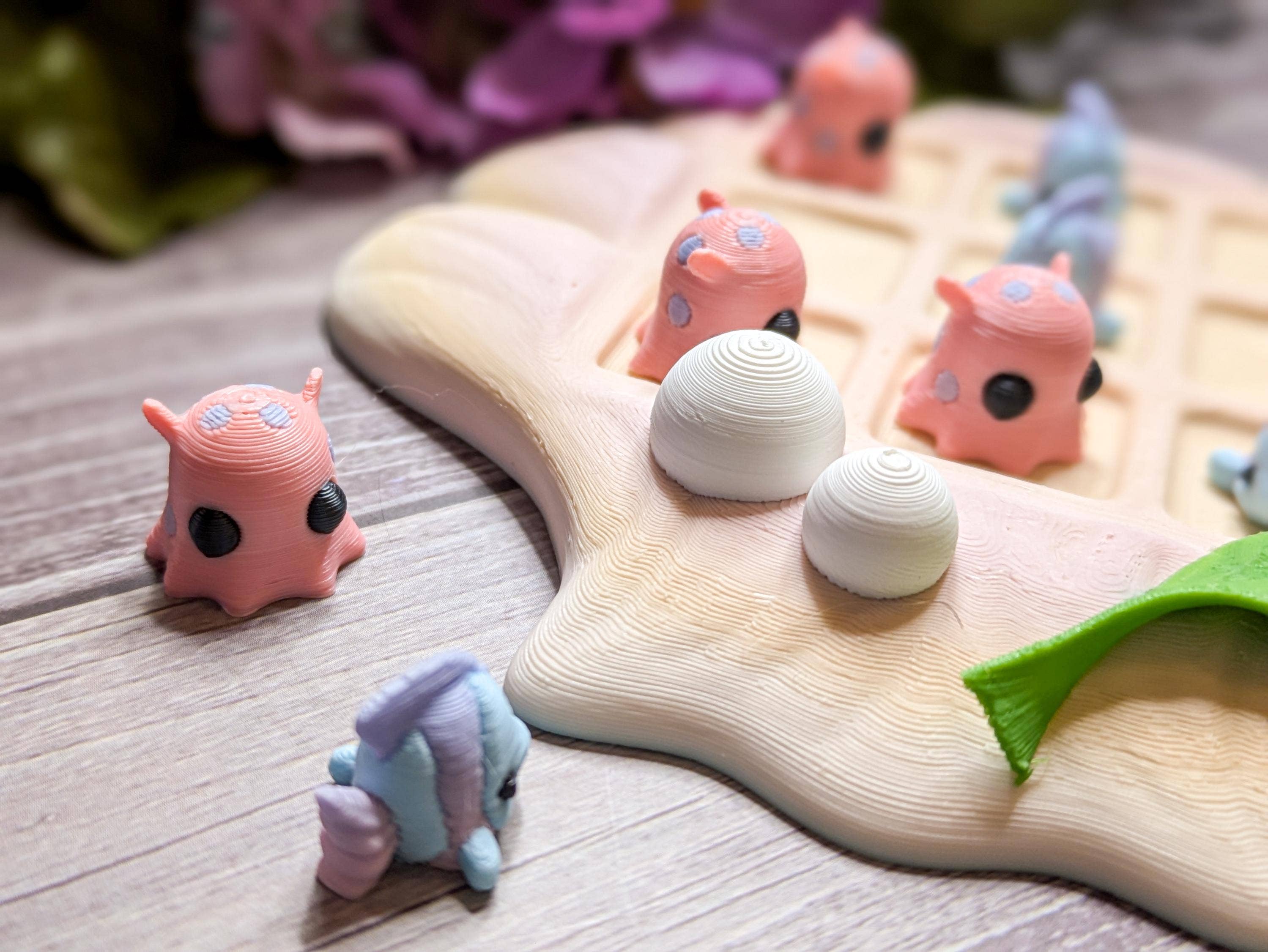 Witchbriar Cottage - Wholesale Board Game - 3D Printed Undersea Tic Tac Toe with Marine Figures3