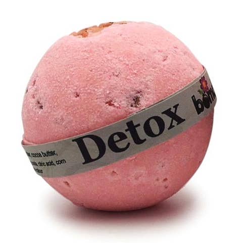 Detox Pink Himalayan Rock Salt Soak Bath Bomb with Grapefruit & Lime for wholesale by Bomd