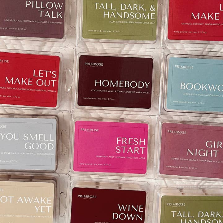 Primrose Candle Company - Wholesale Wax Melt - WINE DOWN WAX MELT