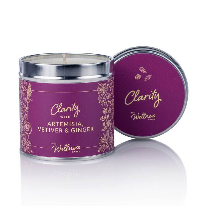 Claridad - Vela de Bienestar de Artemisia, Vetiver y Jengibre - (paquete de 6) para venta al por mayor de The Fragrance House Group