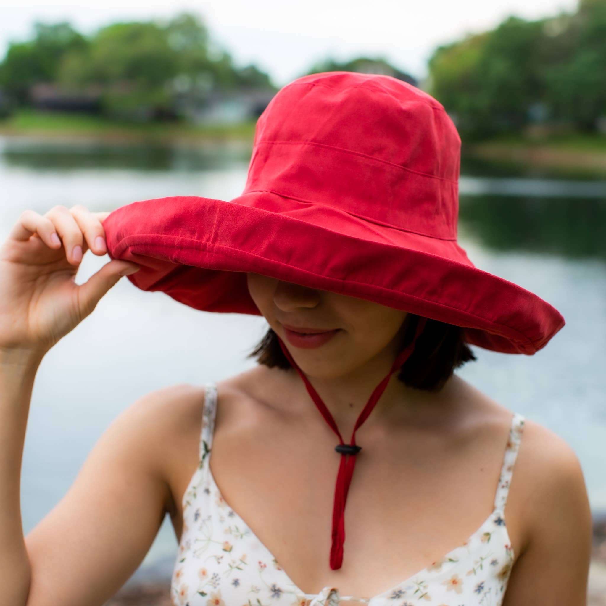 Lelaffet - Vendita all'ingrosso Cappello da pescatore - Donna - Cappello da donna con visiera morbida, misura regolabile per adattarsi a tutte le teste 8