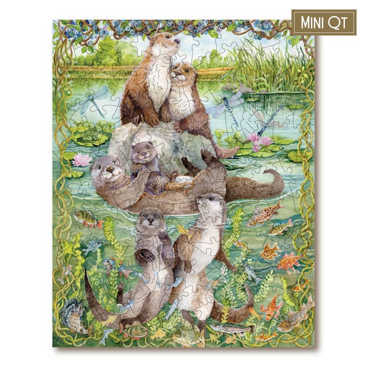 Otterly Adorable MINI QT for wholesale by Victory Wooden Puzzles