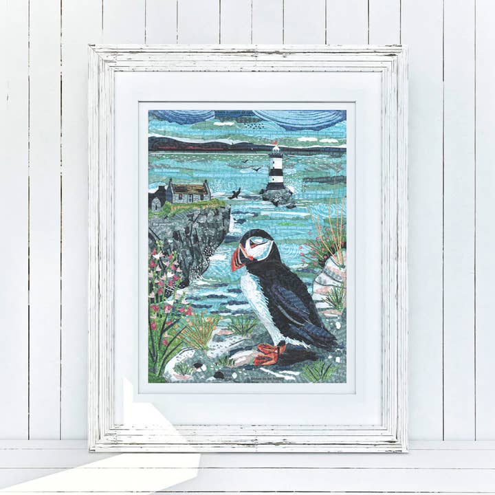 Go Placidly A3 Print on Silk Stock for wholesale by Jamie Poole