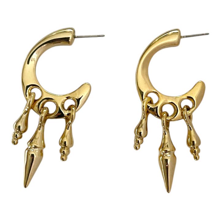 Triple Spike Earrings - Deadstock for wholesale by The Sage Vintage