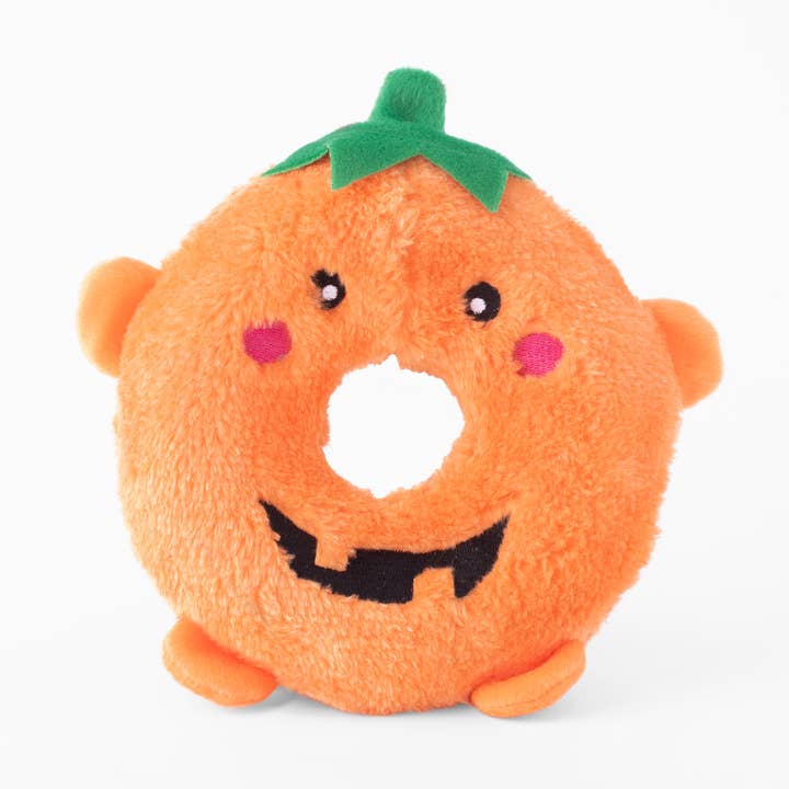 Donutz Buddies - Pumpkin - Jouet d'Halloween pour chien pour la vente par ZippyPaws
