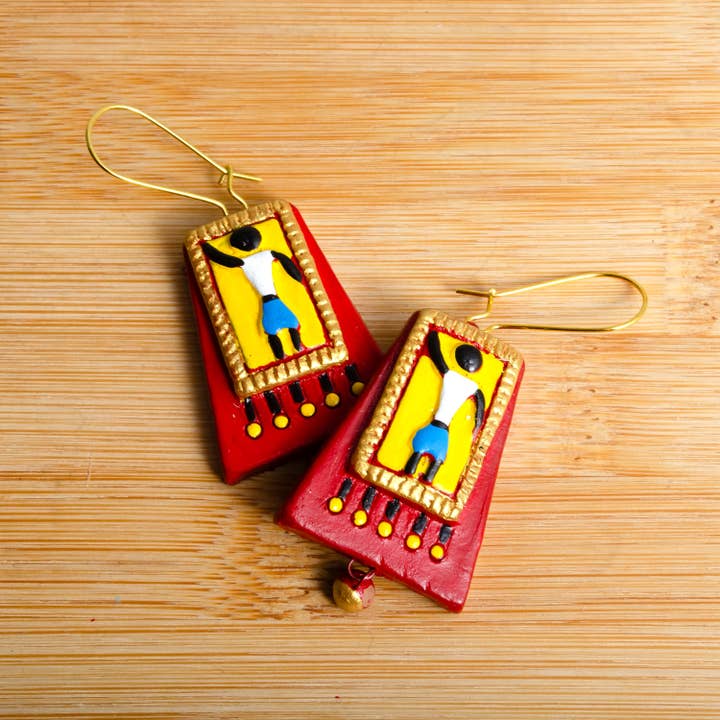 House of Kraft Jewelry & Accessories - Wholesale Jewelry Set - Egyptian Jewelry Set | Clay Jewelry | Red Pyramid Jewelry2