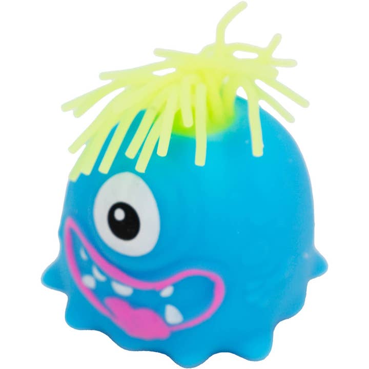 ASSORTED Noodle Hair Monster Fluffy Slime Filled Squishy for wholesale on Faire4