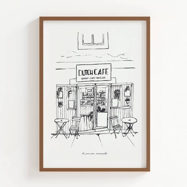 Affisch - Dutch Café, Marseille för wholesale av Studioloujashop