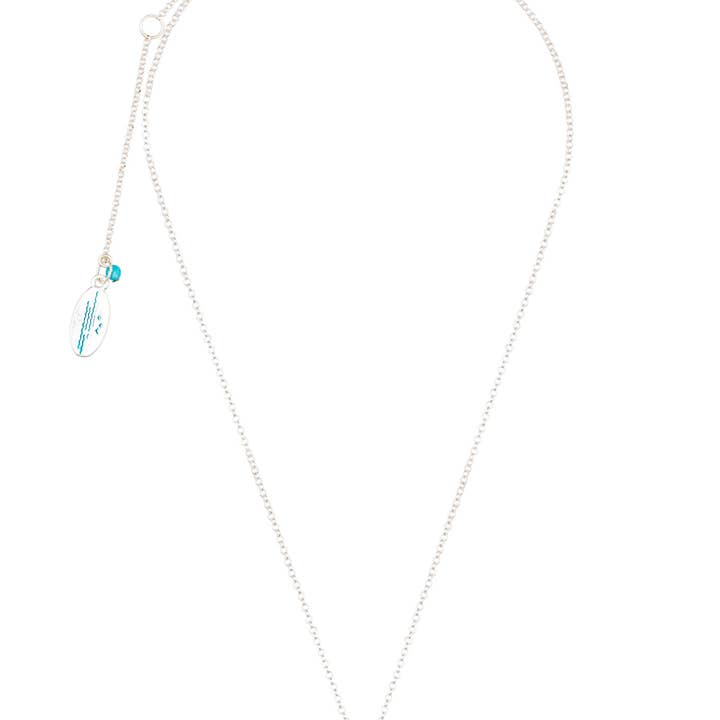 narragansett pearl and oyster necklace - silver for wholesale by The Beach and Back