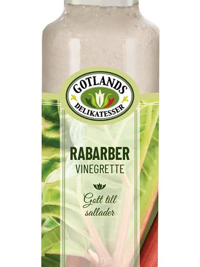 Rabarbervinegrette 250ml för wholesale av Överstekvarn Chili Gotland