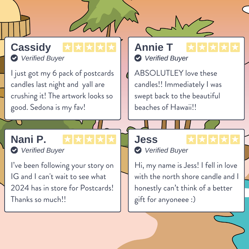 Postcards - Wholesale Jar/Filled Candle - San Diego, California | Scented Destination Candle3