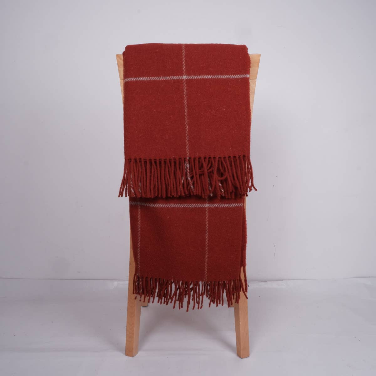 NorraVilla - Wholesale Throw Blanket - Wool Blanket - Windows Checks In Brown6