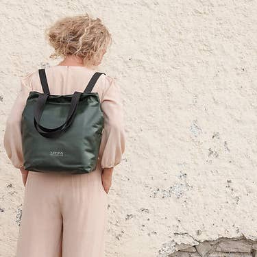 VariTote DARK GREEN for wholesale by Manka SWITZERLAND