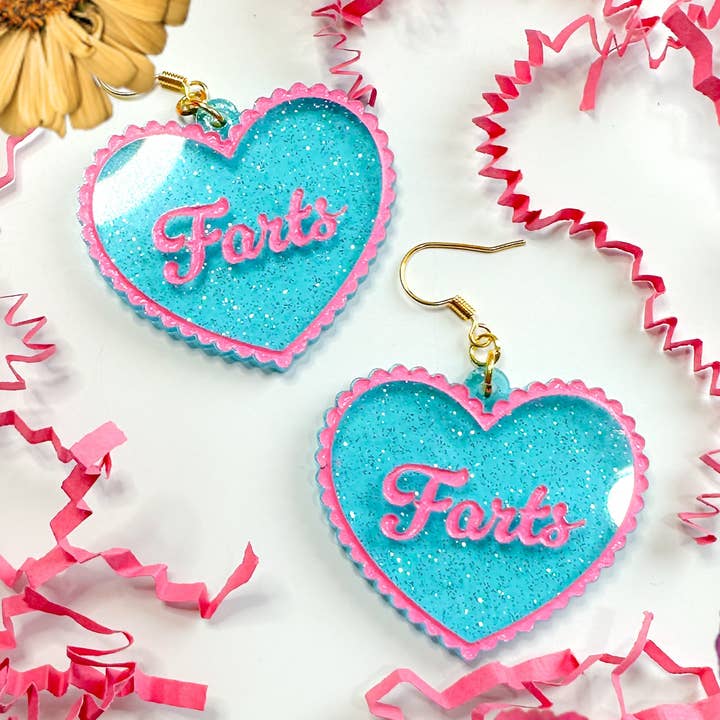 Brinco Fairts Heart por atacado de The Big Happy Jewelry Co