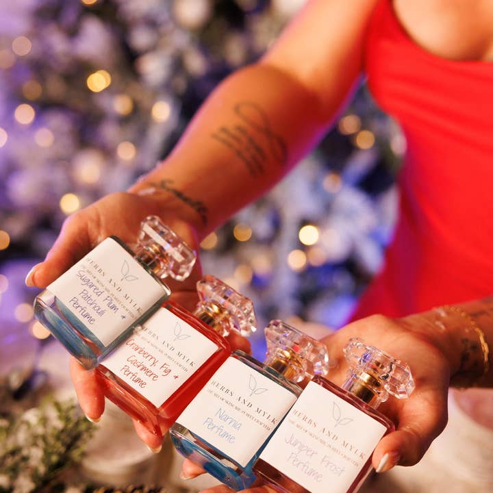Herbs and Mylk - Wholesale Perfume gift set - Wrapped In Radiance Perfume Collection1