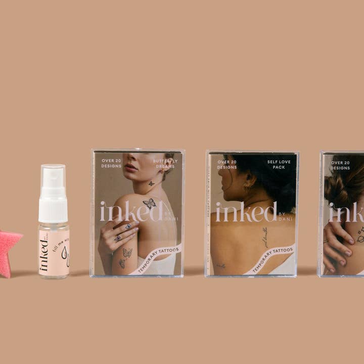 INKED by Dani - Venta al por mayor Tatuajes temporales - Set de regalo de tatuaje temporal de lujo6