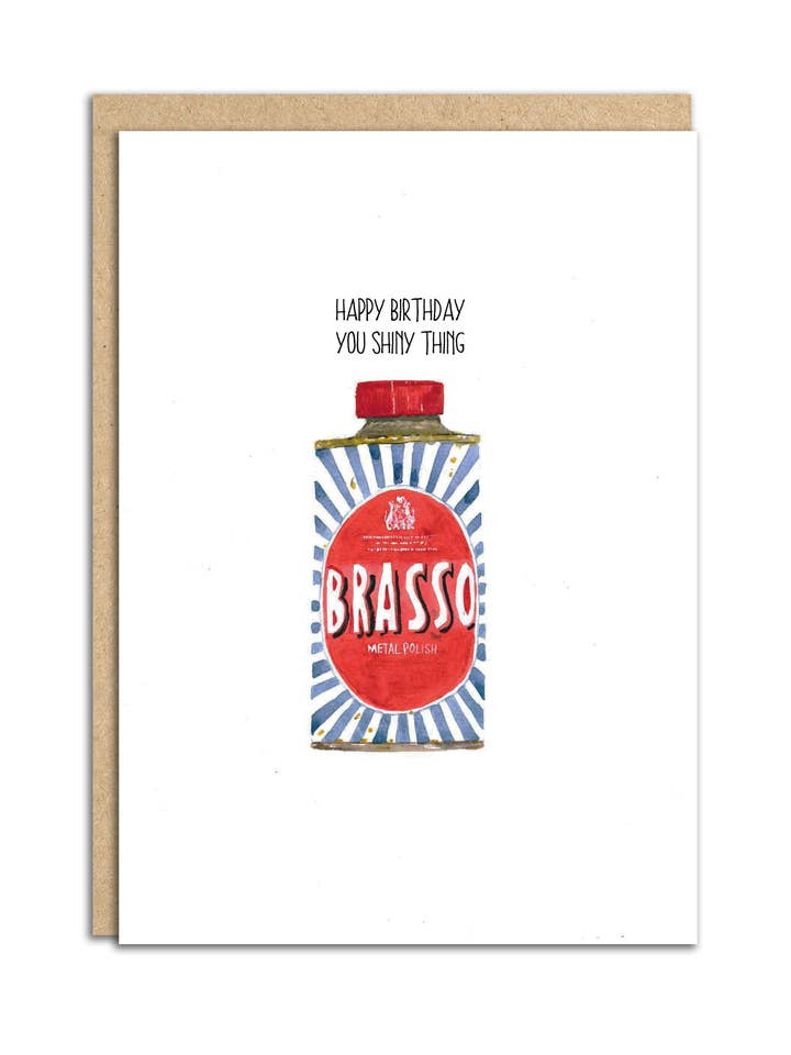 Happy Birthday You Shiny Thing verjaardagskaart voor wholesale door Sarah Maddox Art & Design