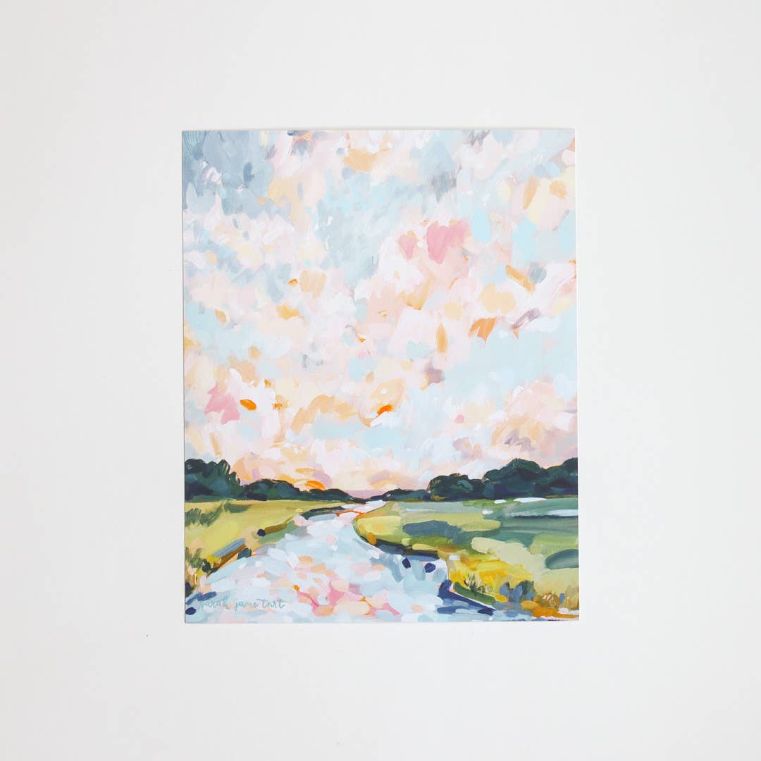 Sarah Jane Tart Art Studio - Wholesale Art Print - Chasing Sunsets | 8x10 Print