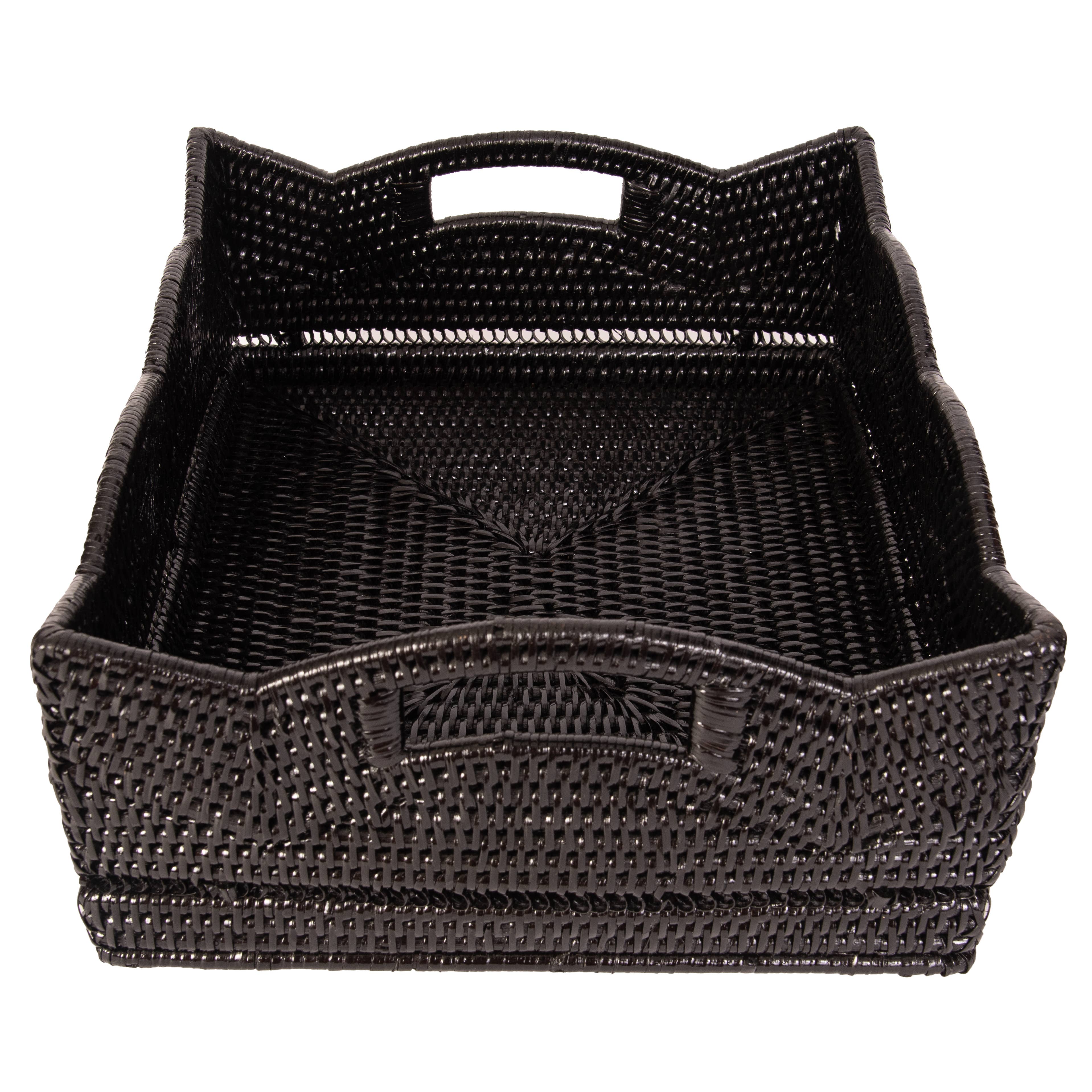 Artifacts Trading Company – Cesta por atacado – Cesto de Armazenamento em Rattan para Prateleira – Design de Escalope2