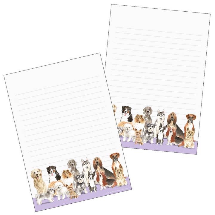 Dogs - Letter Pad for wholesale by Penpaling Paula