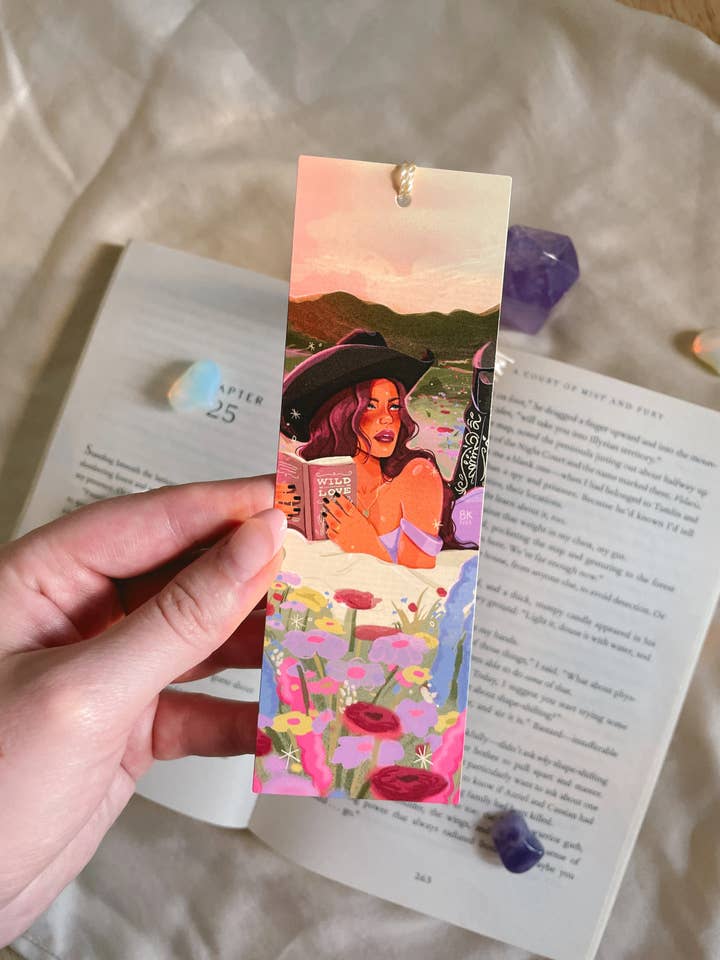 Wild Love Bookmark for wholesale by Brittany Keller Art