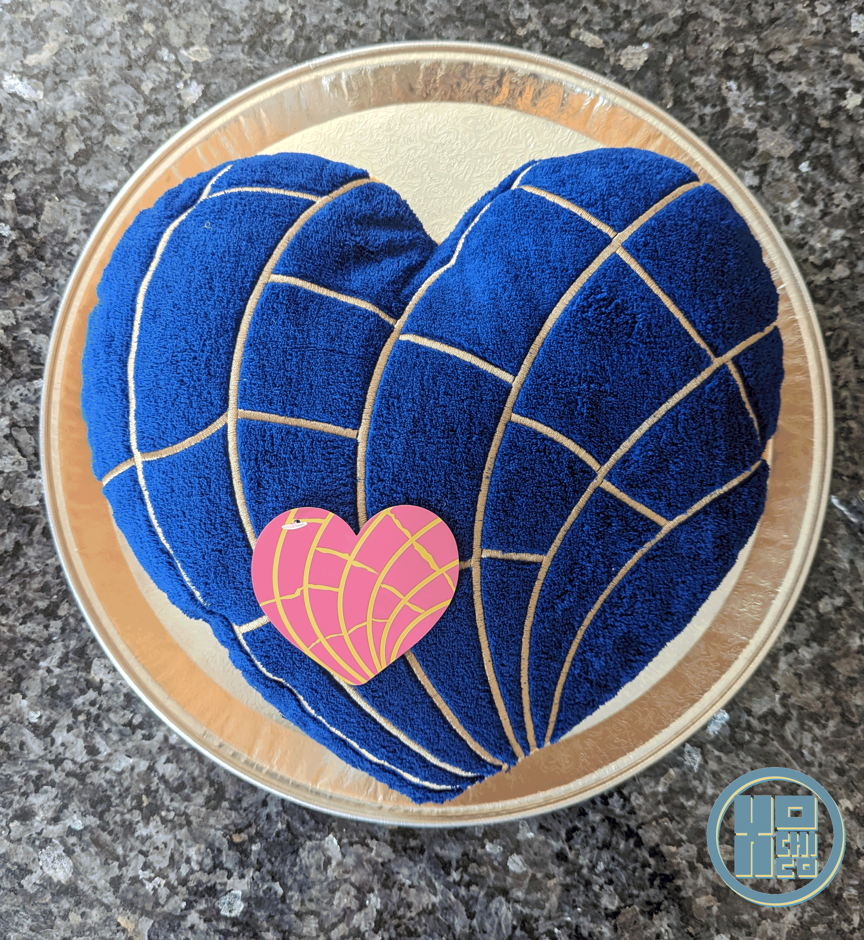 Xochico - Wholesale Chair Cushion - "Corazon" Heart Shaped Plush Concha Pan Dulce Cushion1