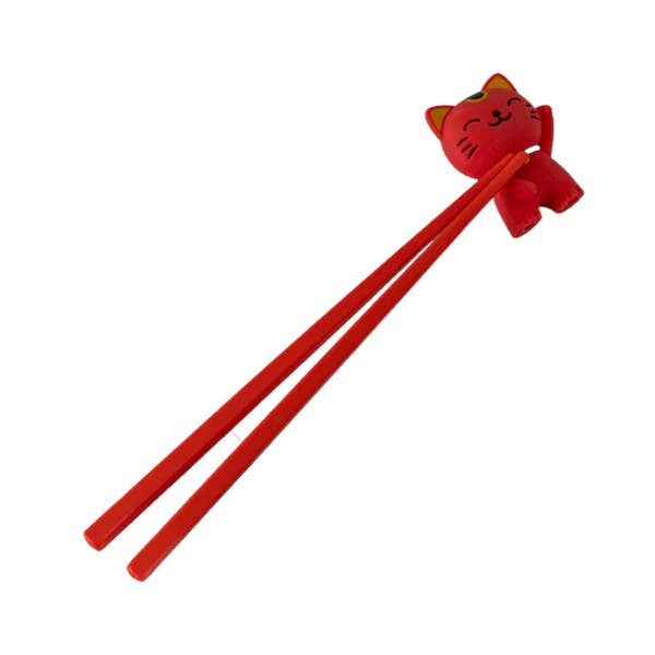 Urban Tokyo – wholesale Chopsticks – Lucky Cat Training Chopsticks for kids and adults