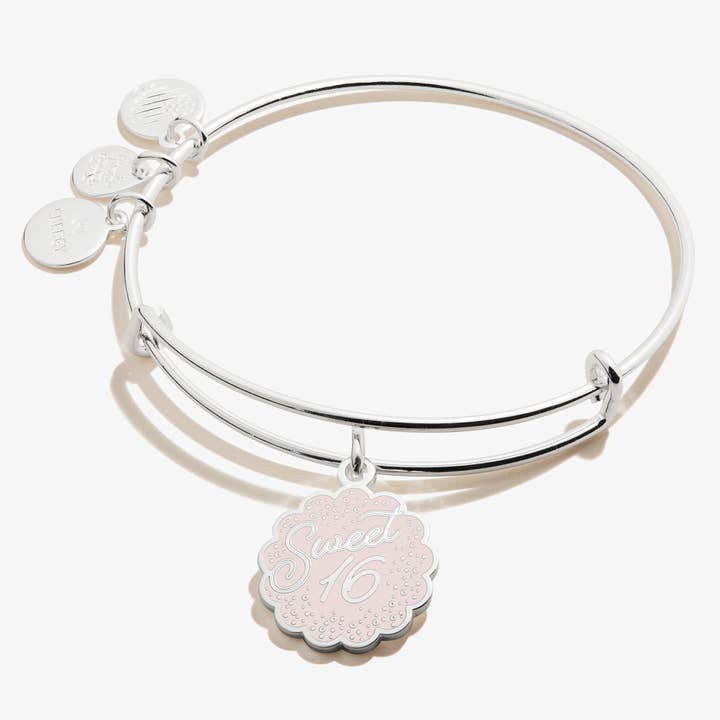 'Sweet 16' Charm Bangle for wholesale by Alex and Ani