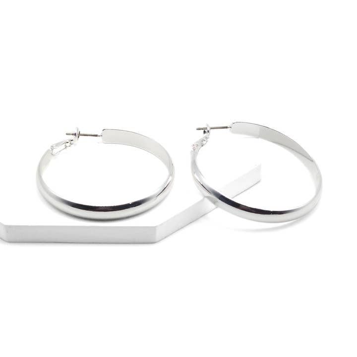 Signature Shine - Silver Earrings for wholesale by Sunset Marsh LLC