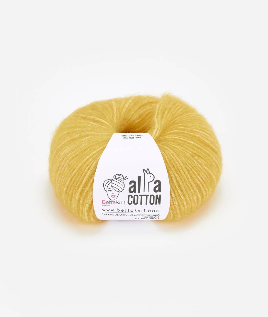 BettaKnit - Vente Fils à tricoter - Alpa Cotton - Lot de 10 pelotes15