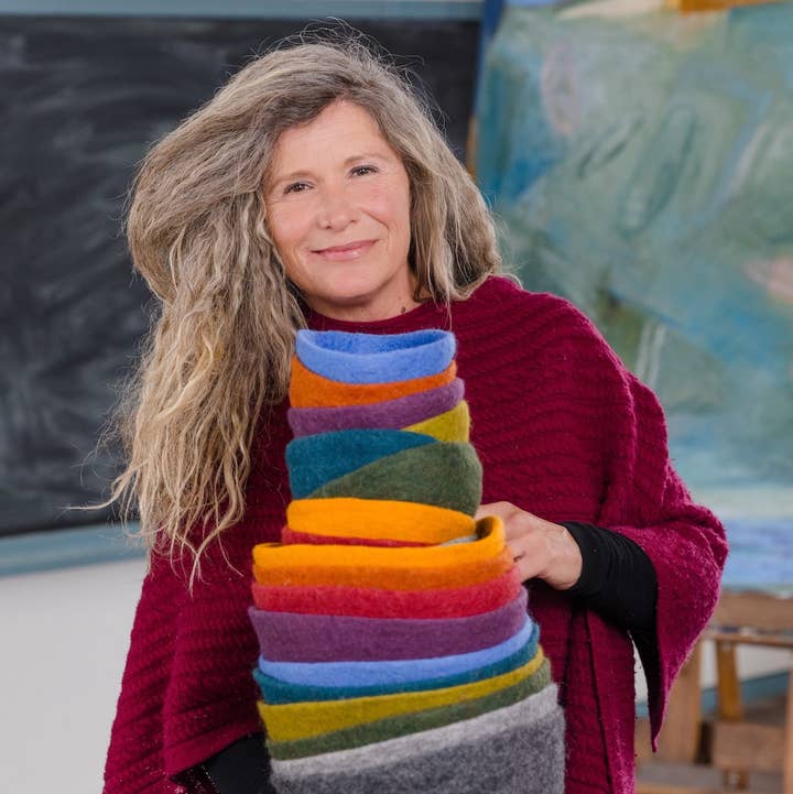 Fibres of Life - Wool & Felt - Wholesale Decorative Plate/Dish/Bowl - Felt Bowl-Large | Wool Storage Bowl | Catch-all Home Decor0