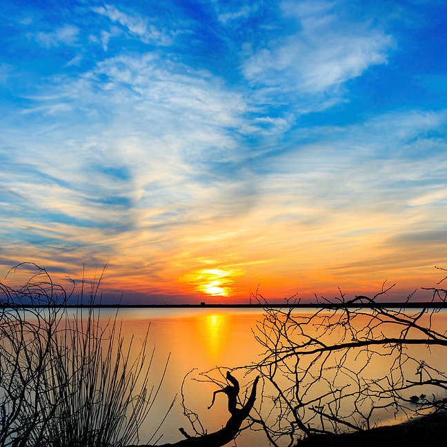 Texas Lake Zonsondergangen Kunstdruk TLS304 voor wholesale door Breaking Rules Photography