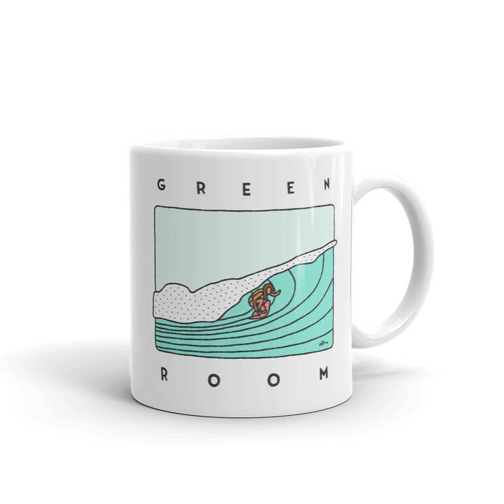 Green Room Ceramic Mug for wholesale by Alimo