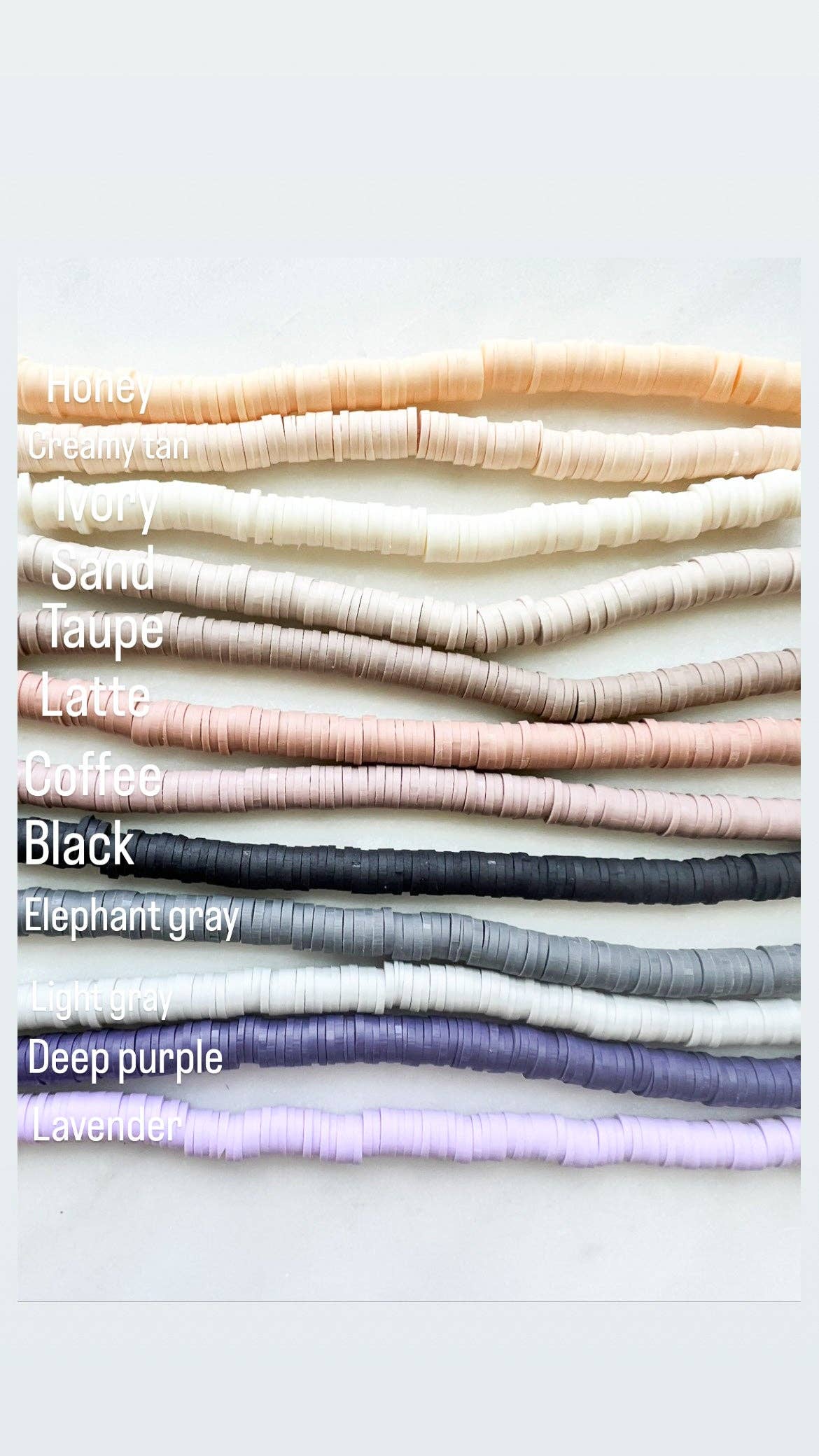 Taylor Toms Designs - Wholesale Beaded Bracelet - Gold Accent Clay Beaded Bracelet3