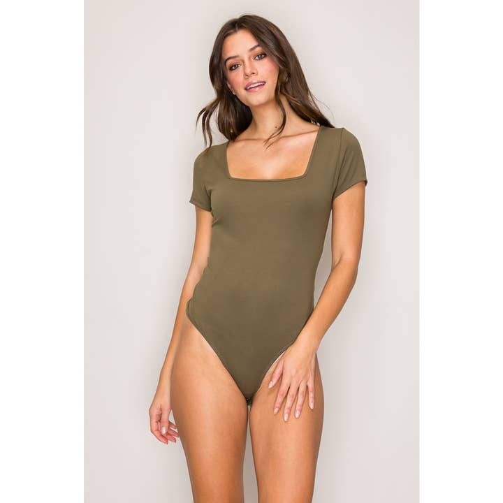 Popular 21 - Wholesale Bodysuit – Women’s - Ultra Soft Square Neck Bodysuit16