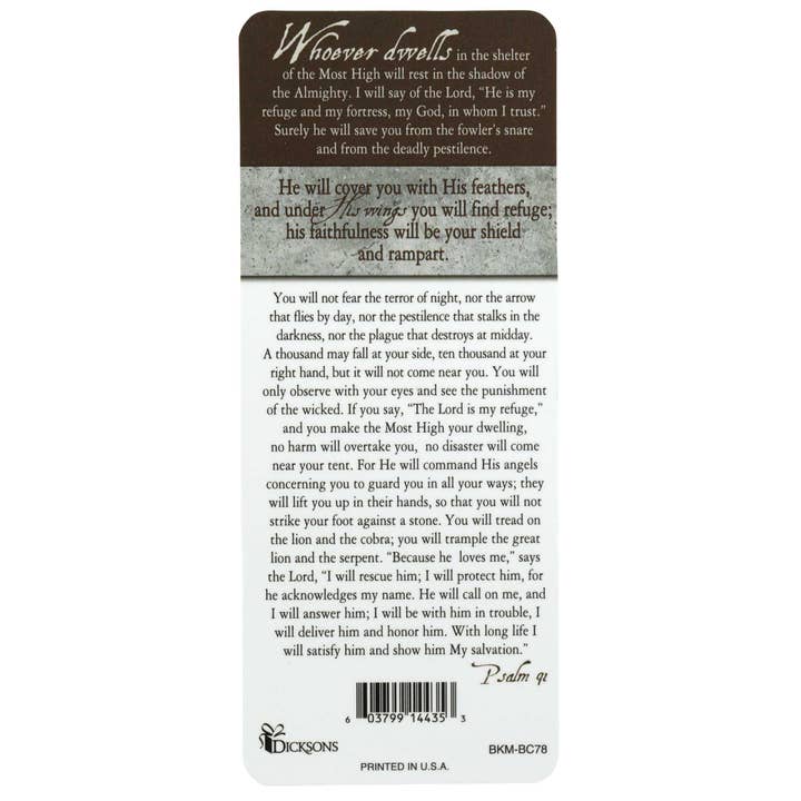 Magnolia – Großhandel Lesezeichen – Buchkarte Psalm 91 Adler