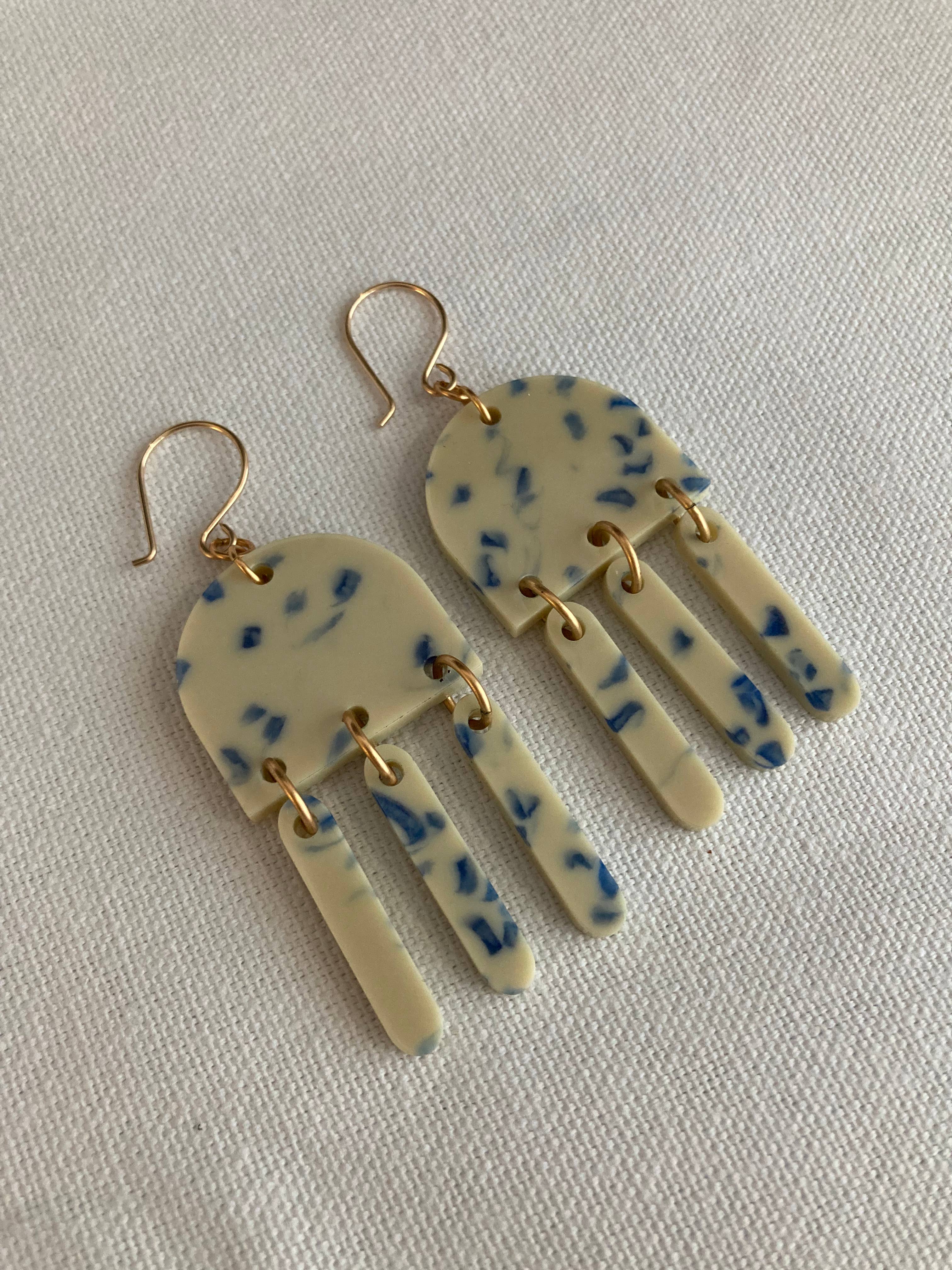 The Lost & Found - Wholesale Dangle Earrings - Hillside Earrings "Irridescent Multi"9