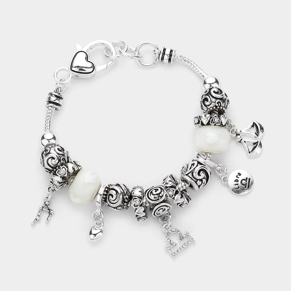 Sensibling Corp. - Wholesale Charm/Dangle Bracelet - ARIES - Multi-Beads Zodiac Sign Charm Bracelet13