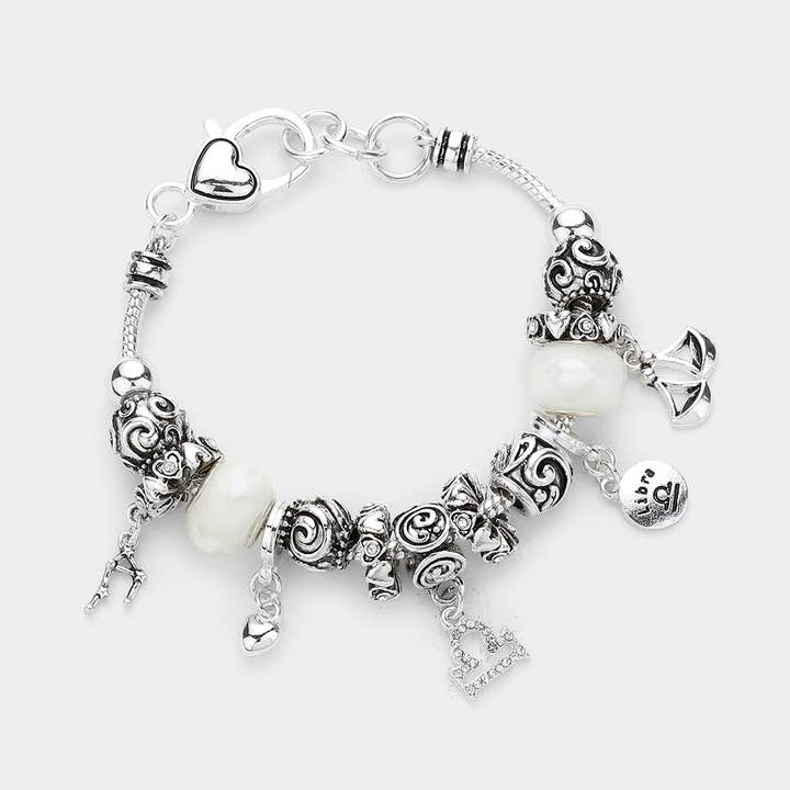 Sensibling Corp. - Wholesale Charm/Dangle Bracelet - ARIES - Multi-Beads Zodiac Sign Charm Bracelet13