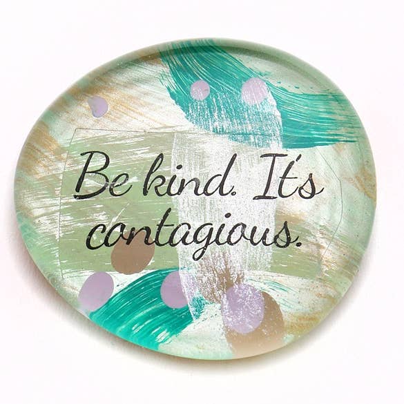 Gather Stones - Phrases - Be Kind. It's Contagious for wholesale by Gather Studios
