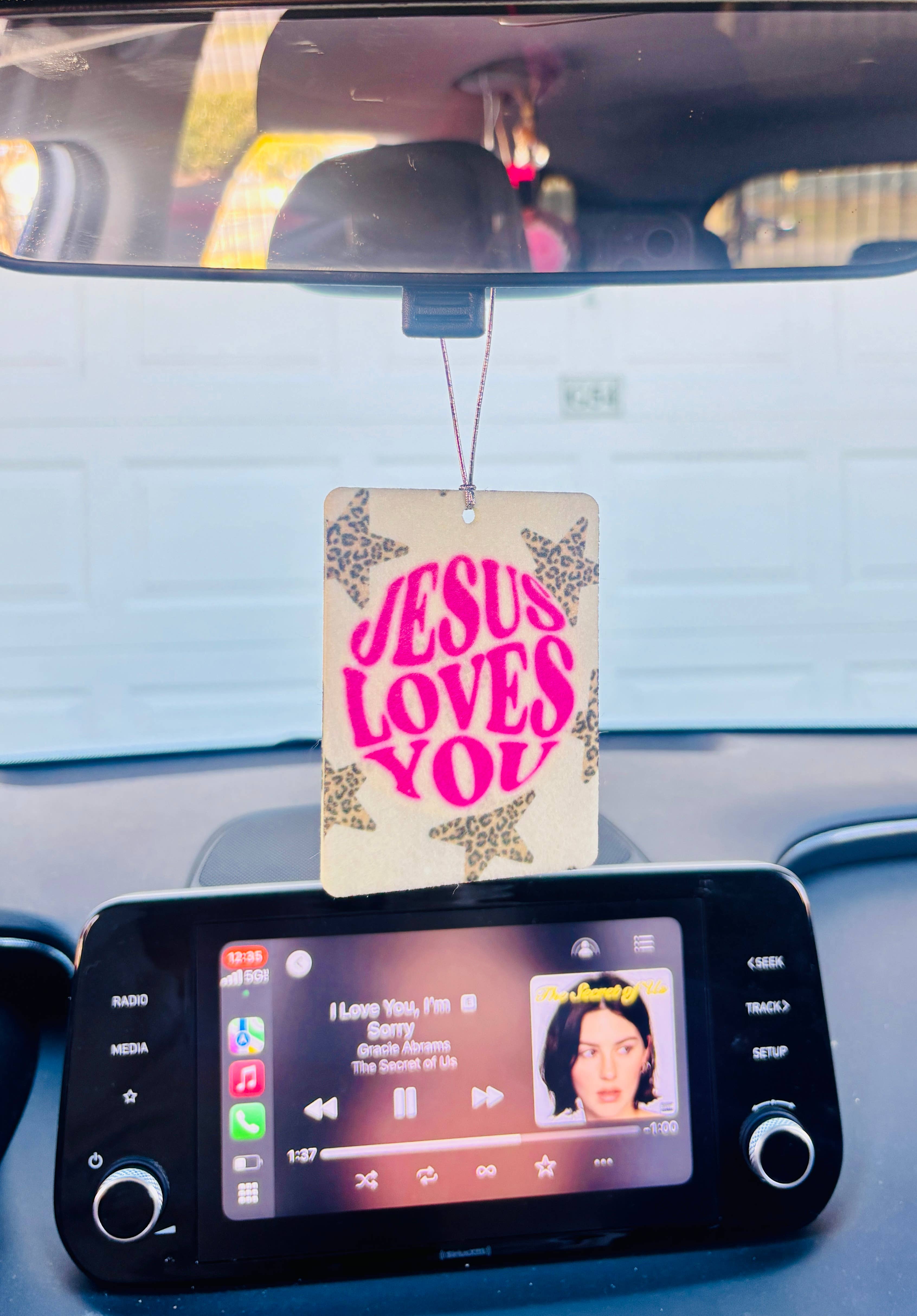 Bizzz Designs - Wholesale Car Freshener - Women's - Jesus Loves You Felt Freshie Boutique Car Air Freshener2