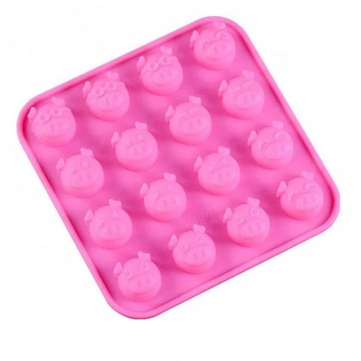 Stampo in silicone Little Piggies per la vendita all'ingrosso da parte di Wax Melt Moulds and Supplies