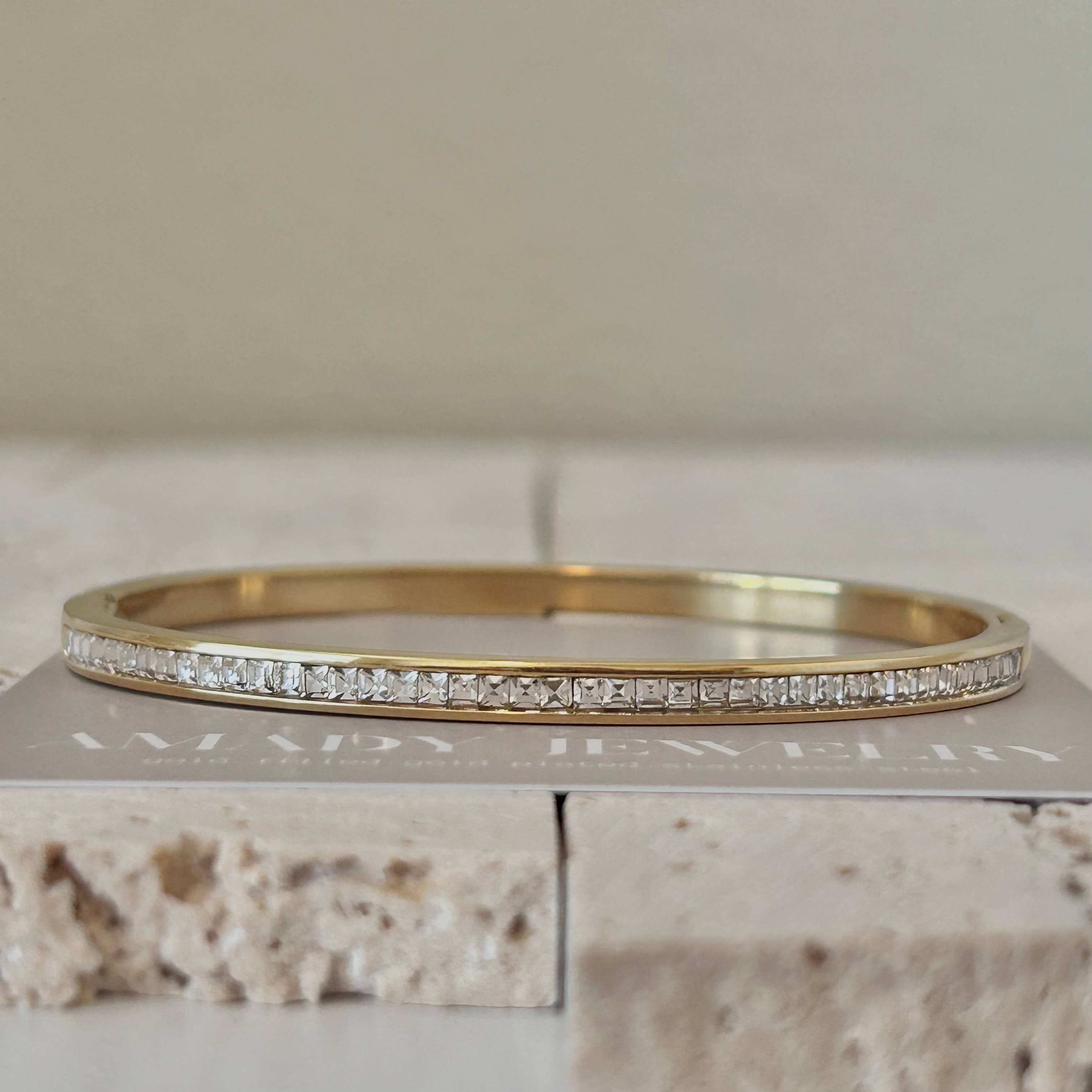 Amady Jewelry – Großhandel Armreif – Tennisarmband 18K vergoldet über Edelstahl8