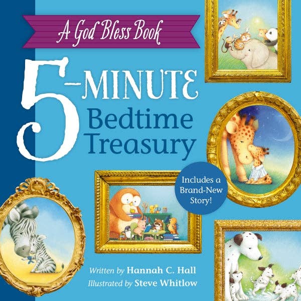 HarperCollins Christian Publishing - Wholesale Preschool Book (3-5) - God Bless Book 5-Minute Bedtime Treasury
