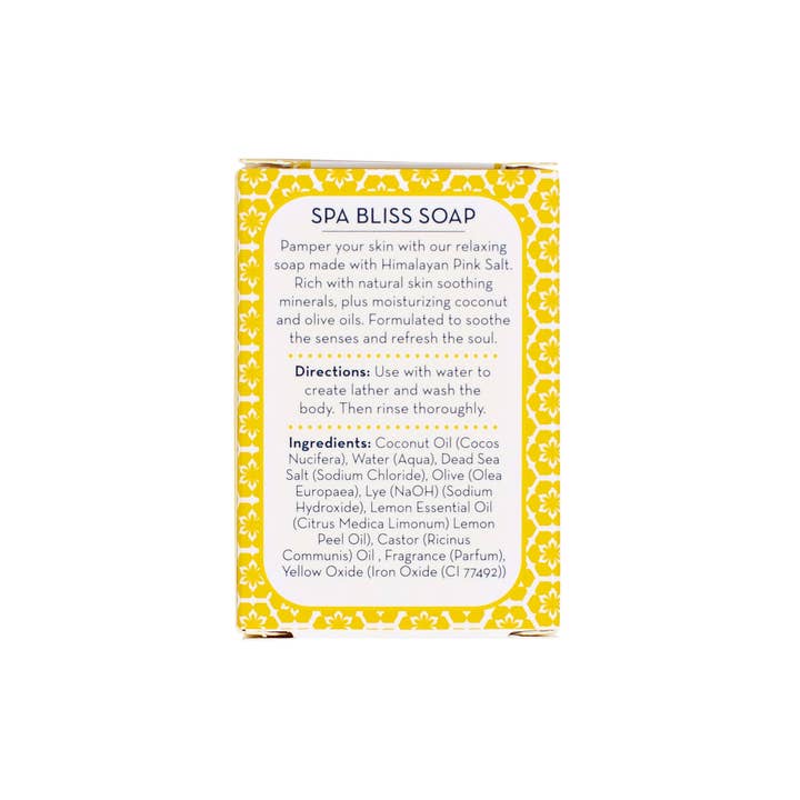 Naples Soap Company | Clean Beauty, Natural Bath & Body - Wholesale Bar Soap - Capri Lemon Sea Salt Spa Soap – Lemon Zest & Sea Breeze5