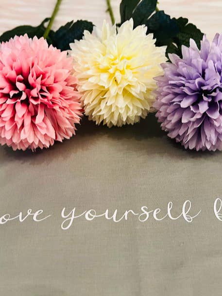 Tote bag/love yourself first for wholesale by Cooksons Crafts