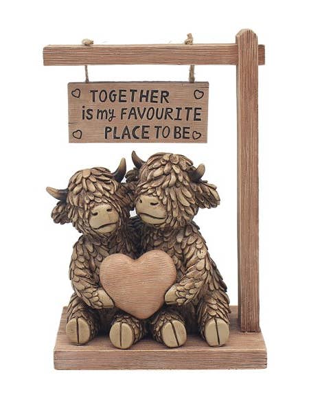 LP74103 Hughie Highland Cows for wholesale by David Fischhoff Ltd